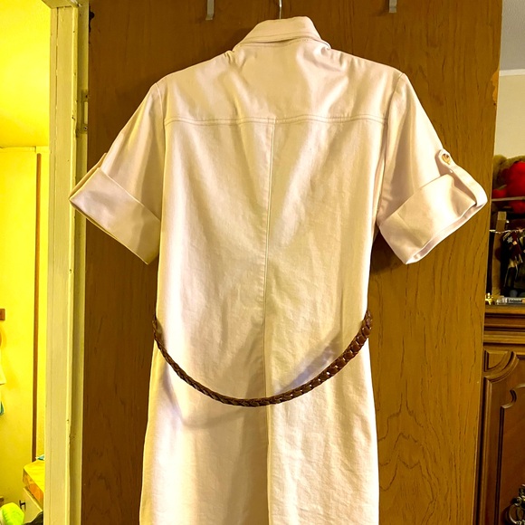 Vintage J.B.S. Size 16 Belted Shirt Dress - Picture 2 of 12